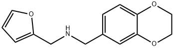 1-(2,3-DIHYDRO-1,4-BENZODIOXIN-6-YL)-N-(2-FURYLMETHYL)METHANAMINE Struktur