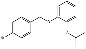 4-BROMOBENZYL-(2-ISOPROPOXYPHENYL)ETHER Struktur