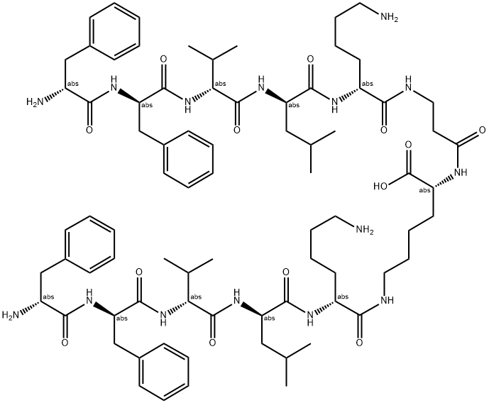 (FFVLK)2(BETAA)K (TANDEM DIMER) Struktur