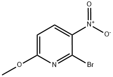 6-METHOXY-3-NITRO-2-BROMOPYRIDINE Struktur