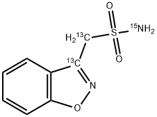 ZONISAMIDE-13C2-15N price.