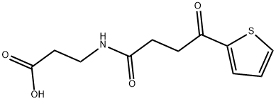 3-[(4-OXO-4-THIEN-2-YLBUTANOYL)AMINO]PROPANOIC ACID Struktur