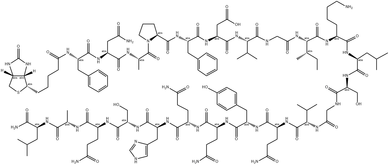 BIOTINYL-OBESTATIN (HUMAN) Struktur