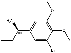 (1R)-1-(5-BROMO-3,4-DIMETHOXYPHENYL)PROPYLAMINE Struktur