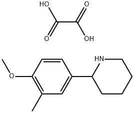 2-(4-METHOXY-3-METHYL-PHENYL)-PIPERIDINE, OXALIC ACID Struktur