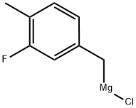 3-FLUORO-4-METHYLBENZYLMAGNESIUM CHLORIDE Struktur