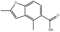 2.4-DIMETHYL-5-BENZOFURANCARBOXYLIC ACID Struktur