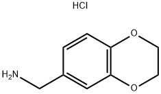 1-(2,3-DIHYDRO-1,4-BENZODIOXIN-6-YL)METHANAMINE HYDROCHLORIDE Struktur