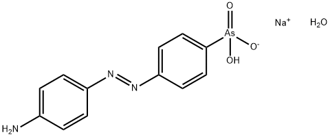 4-(4-AMINOPHENYLAZO)PHENYLARSONIC ACID MONOSODIUM SALT HYDRATE Struktur