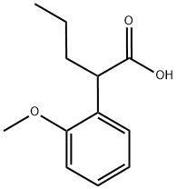 2-(2-METHOXYPHENYL)PENTANOIC ACID Struktur