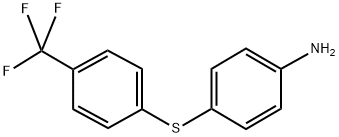 4-(4-TRIFLUOROMETHYLBENZENETHIO)-ANILINE Struktur