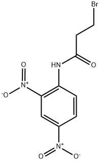 3-BROMO-N-(2,4-DINITROPHENYL)PROPANAMIDE Struktur