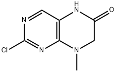 2-CHLORO-8-METHYL-7,8-DIHYDROPTERIDIN-6(5H)-ONE Struktur