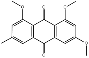 1,3,8-TRIMETHOXY-6-METHYL-ANTHRAQUINONE Struktur