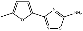 3-(5-METHYL-2-FURYL)-1,2,4-THIADIAZOL-5-AMINE Struktur