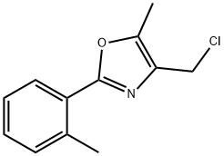 4-CHLOROMETHYL-5-METHYL-2-O-TOLYL-OXAZOLE Struktur