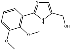 2-(2,3-DIMETHOXYPHENYL)-5-HYDROXYMETHYLIMIDAZOLE Struktur