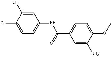 N-(3,4-DICHLOROPHENYL)-3-AMINO-4-METHOXYBENZAMIDE Struktur