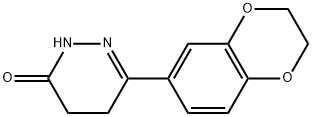 4,5-DIHYDRO-6-(2,3-DIHYDROBENZO[B][1,4]DIOXIN-7-YL)PYRIDAZIN-3(2H)-ONE Struktur