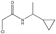 2-CHLORO-N-(1-CYCLOPROPYLETHYL)ACETAMIDE Struktur