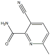 3-CYANO-6-METHYLPYRIDINE-2-CARBOXAMIDE Struktur