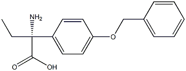 (2R)-2-AMINO-2-[4-(PHENYLMETHOXY)PHENYL]BUTANOIC ACID Struktur