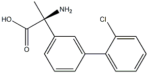 (2S)-2-AMINO-2-[3-(2-CHLOROPHENYL)PHENYL]PROPANOIC ACID Struktur