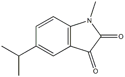 5-ISOPROPYL-1-METHYL-1H-INDOLE-2,3-DIONE Struktur