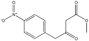 4-(4-NITRO-PHENYL)-3-OXO-BUTYRIC ACID METHYL ESTER Struktur