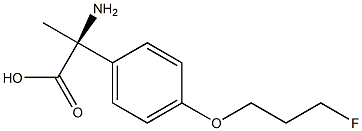 (2S)-2-AMINO-2-[4-(3-FLUOROPROPOXY)PHENYL]PROPANOIC ACID Struktur