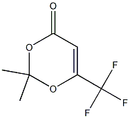 2,2-DIMETHYL-6-TRIFLUOROMETHYL-1,3-DIOXIN-4-ONE Struktur