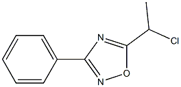 5-(1-CHLOROETHYL)-3-PHENYL-1,2,4-OXADIAZOLE Struktur