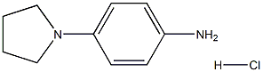 4-PYRROLIDIN-1-YLANILINE HYDROCHLORIDE Struktur