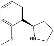 1-((2R)PYRROLIDIN-2-YL)-2-METHYLTHIOBENZENE Struktur