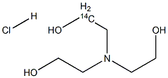 TRIETHANOLAMINE [1-14C] HYDROCHLORIDE Struktur