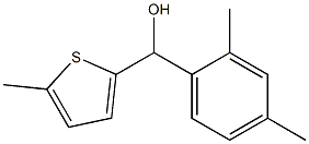 2,4-DIMETHYLPHENYL-(5-METHYL-2-THIENYL)METHANOL Struktur