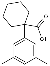 1-(3,5-DIMETHYLPHENYL)CYCLOHEXANECARBOXYLIC ACID Struktur