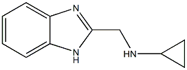 (1H-BENZOIMIDAZOL-2-YLMETHYL)-CYCLOPROPYL-AMINE Struktur