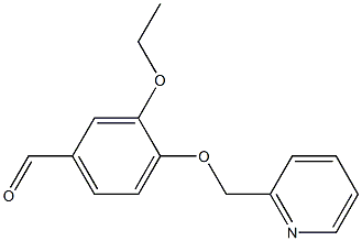 3-ETHOXY-4-(PYRIDIN-2-YLMETHOXY)BENZALDEHYDE Struktur