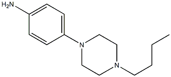 1-(4-AMINOPHENYL)-4-N-BUTYLPIPERAZINE Struktur