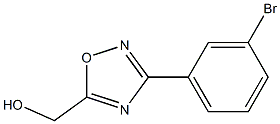 [3-(3-BROMOPHENYL)-1,2,4-OXADIAZOL-5-YL]METHANOL Struktur