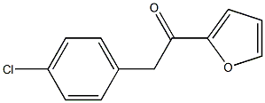 2-(4-CHLOROPHENYL)-1-(2-FURYL)ETHAN-1-ONE Struktur