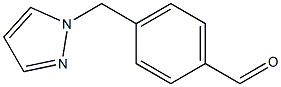 4-(1H-PYRAZOL-1-YLMETHYL)BENZALDEHYDE Struktur