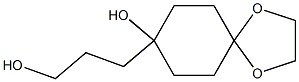 8-(3-HYDROXY-PROPYL)-1,4-DIOXA-SPIRO[4.5]DECAN-8-OL Struktur