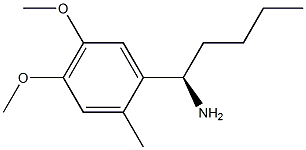 (1R)-1-(4,5-DIMETHOXY-2-METHYLPHENYL)PENTYLAMINE Struktur