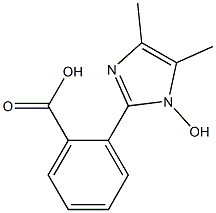 2-(1-HYDROXY-4,5-DIMETHYL-1H-IMIDAZOL-2-YL)-BENZOIC ACID Struktur