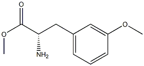 METHYL (2S)-2-AMINO-3-(3-METHOXYPHENYL)PROPANOATE Struktur