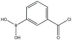 BENZOYLCHLORIDE-3-BORONIC ACID Struktur