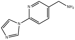 [6-(1H-IMIDAZOL-1-YL)PYRIDIN-3-YL]METHYLAMINE Struktur