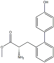 METHYL (2S)-2-AMINO-3-[2-(4-HYDROXYPHENYL)PHENYL]PROPANOATE Struktur